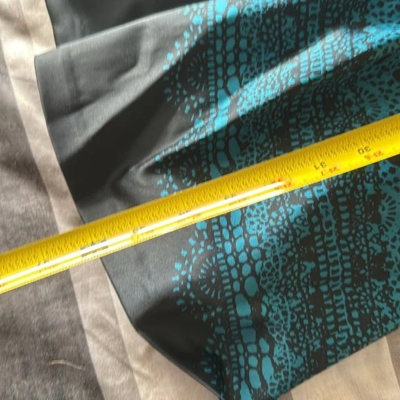 The Limited Blue and Black Patterned Mini Dress - Picture 3 of 12